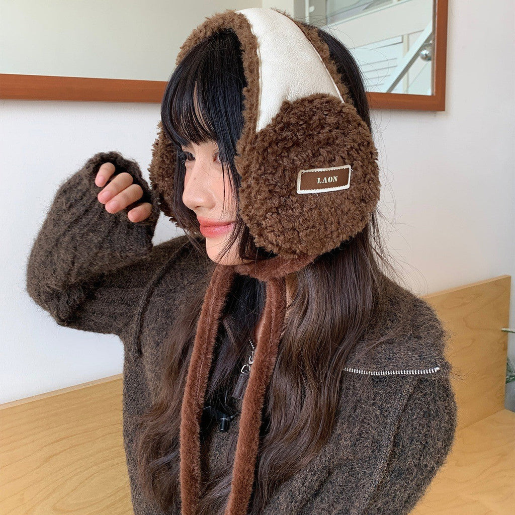 Women’s Fleece Ear Warmers – Warm Outdoor Cycling Ear Covers for Winter