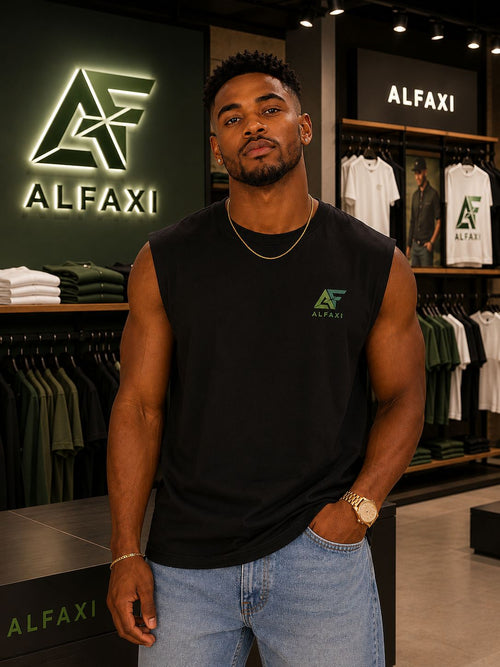 ALFAXI Signature Sleeveless Tee T-shirt