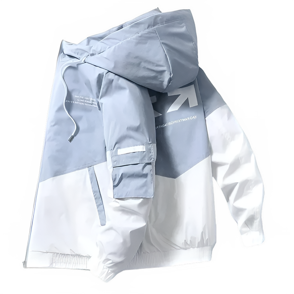 Men's Coat Casual Korean Style Spring Fashionable Thin Topmen's Jacket Hood Student Workwear Jacket Harajuku Street Clothing