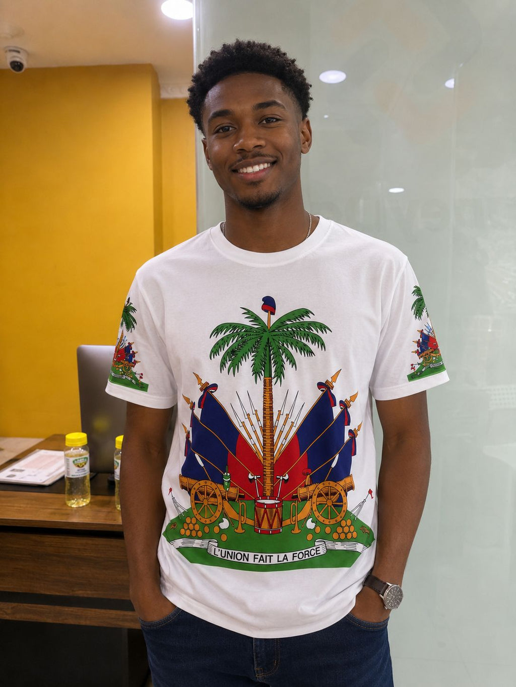 Alfaxi Haitian Heritage Graphic T-Shirt Cultural, Statement Piece