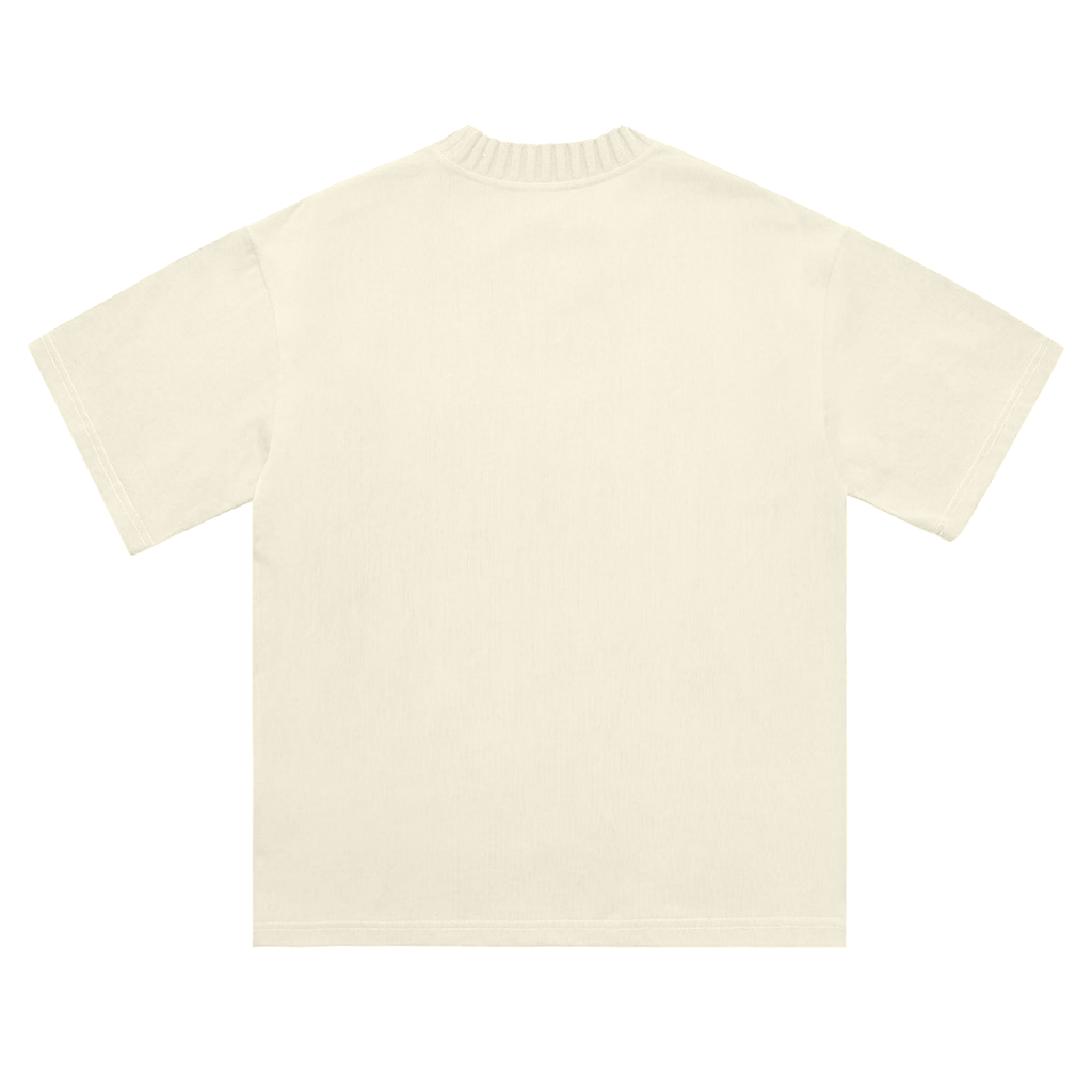 ALFAXI Heavyweight Knitted Round Neck T-Shirt