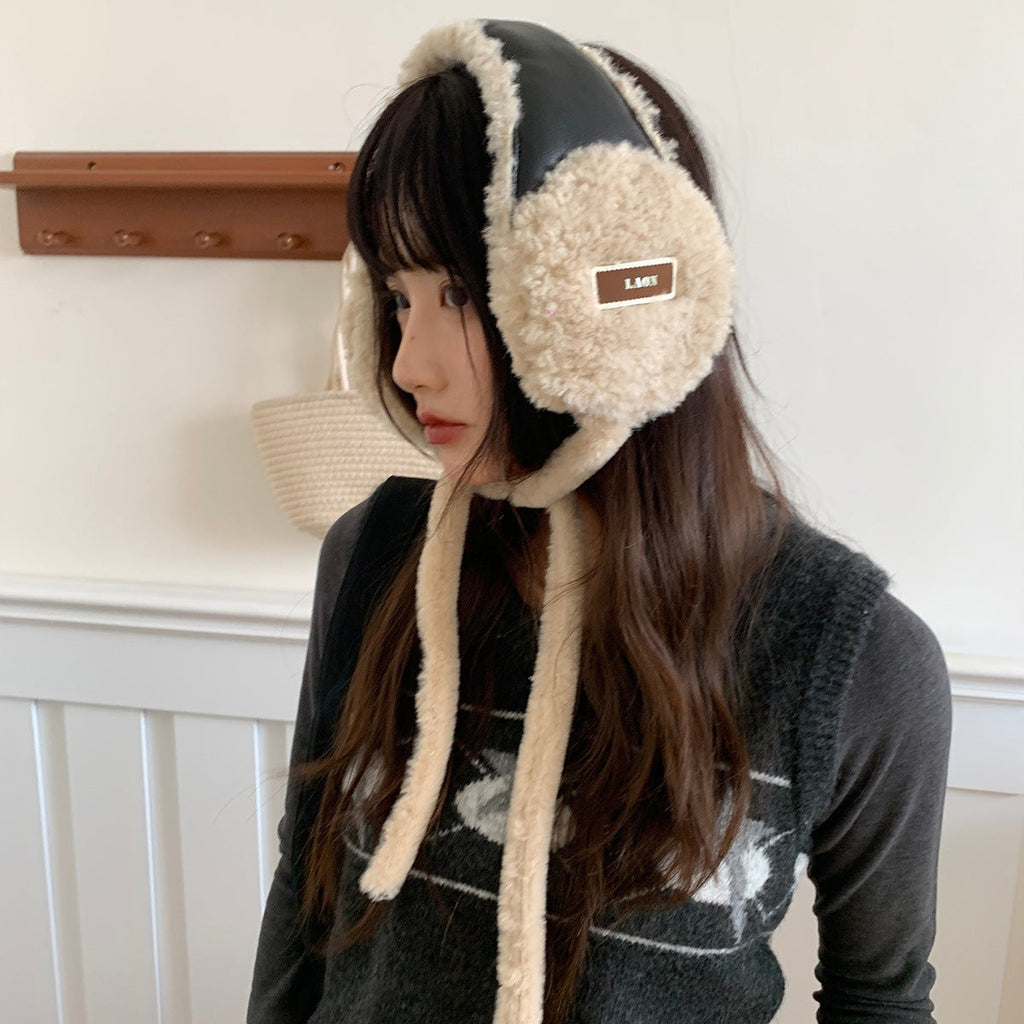 Women’s Fleece Ear Warmers – Warm Outdoor Cycling Ear Covers for Winter