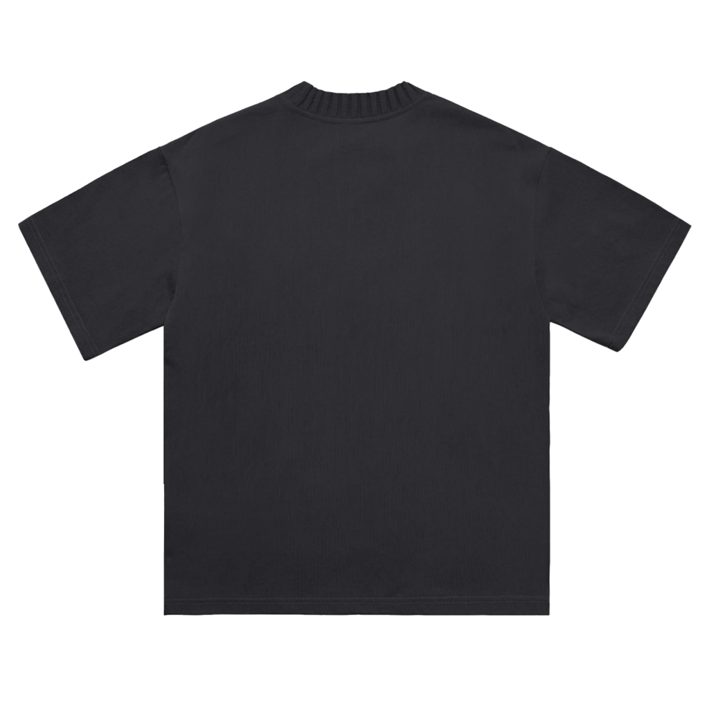 ALFAXI Heavyweight Knitted Round Neck T-Shirt