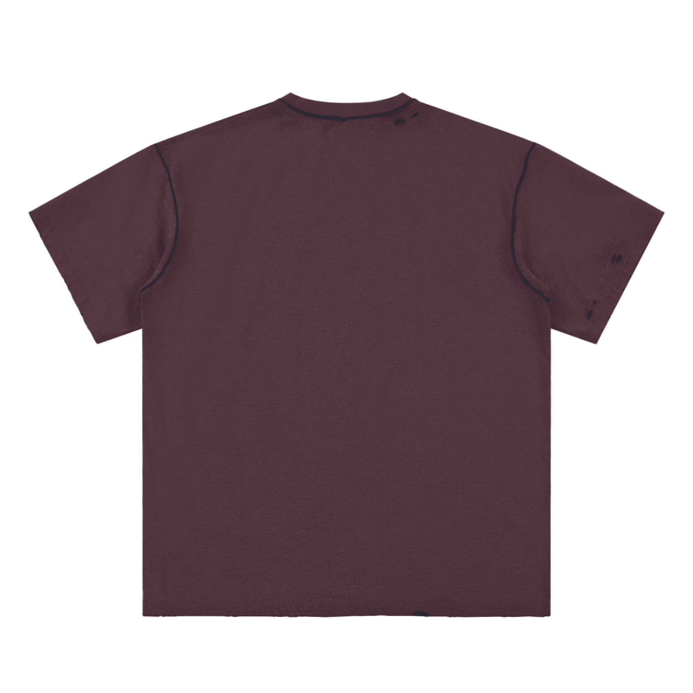Alfaxi Hand-frayed Reversible T-shirt
