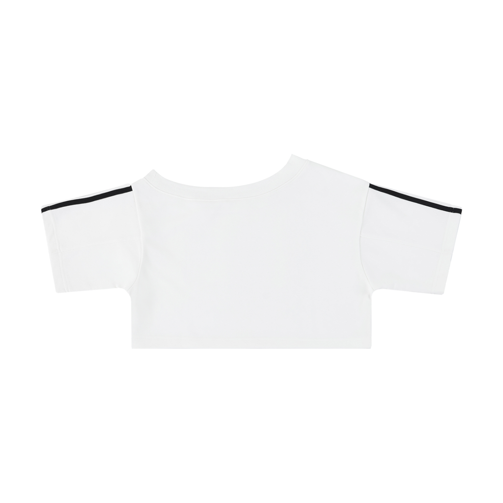 Alfaxi Women's Off-the-Shoulder Crop T-Shirt