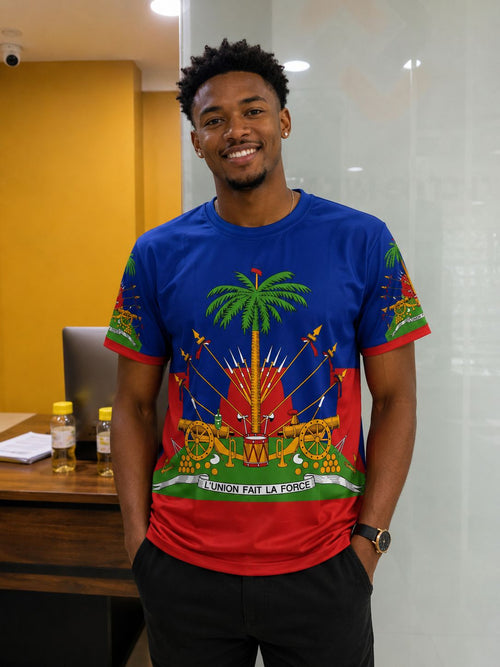 Alfaxi Haiti T-shirt Unity Makes Strength.