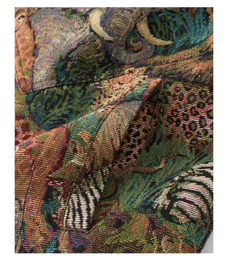 New Chinese Style Men's Clothing Trendy Casual Printed Jacket Men's Styles Domineering and Trendy Styles