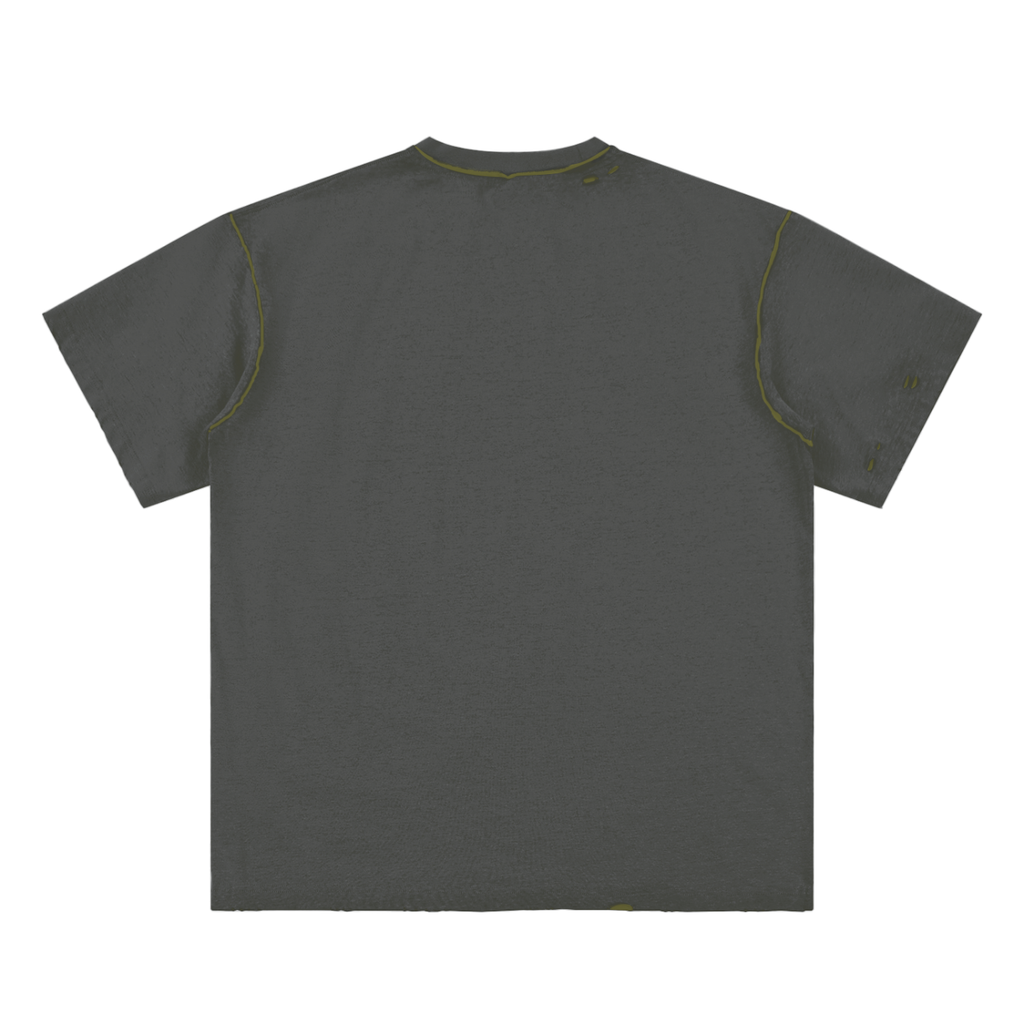 Alfaxi Hand-frayed Reversible T-shirt