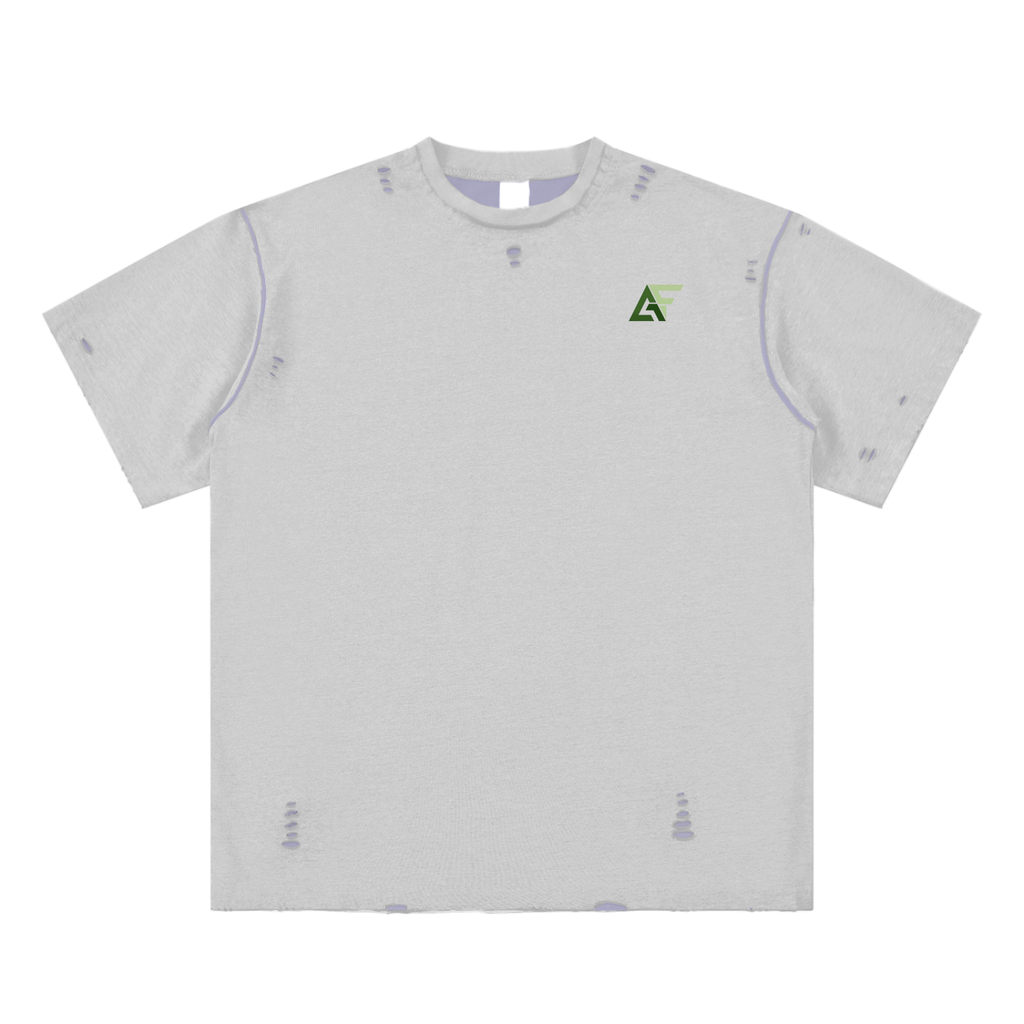 Alfaxi Hand-frayed Reversible T-shirt