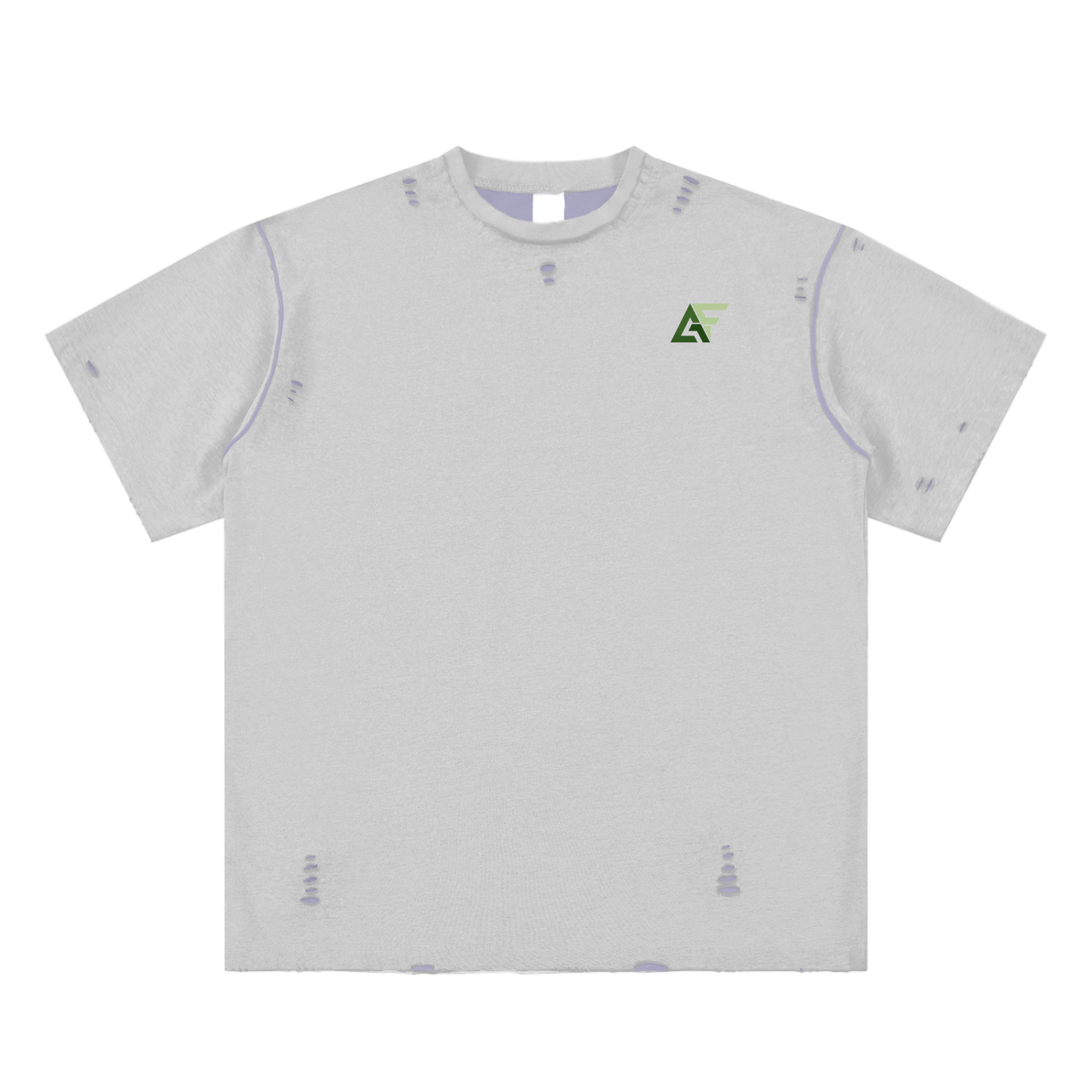 Alfaxi Hand-frayed Reversible T-shirt