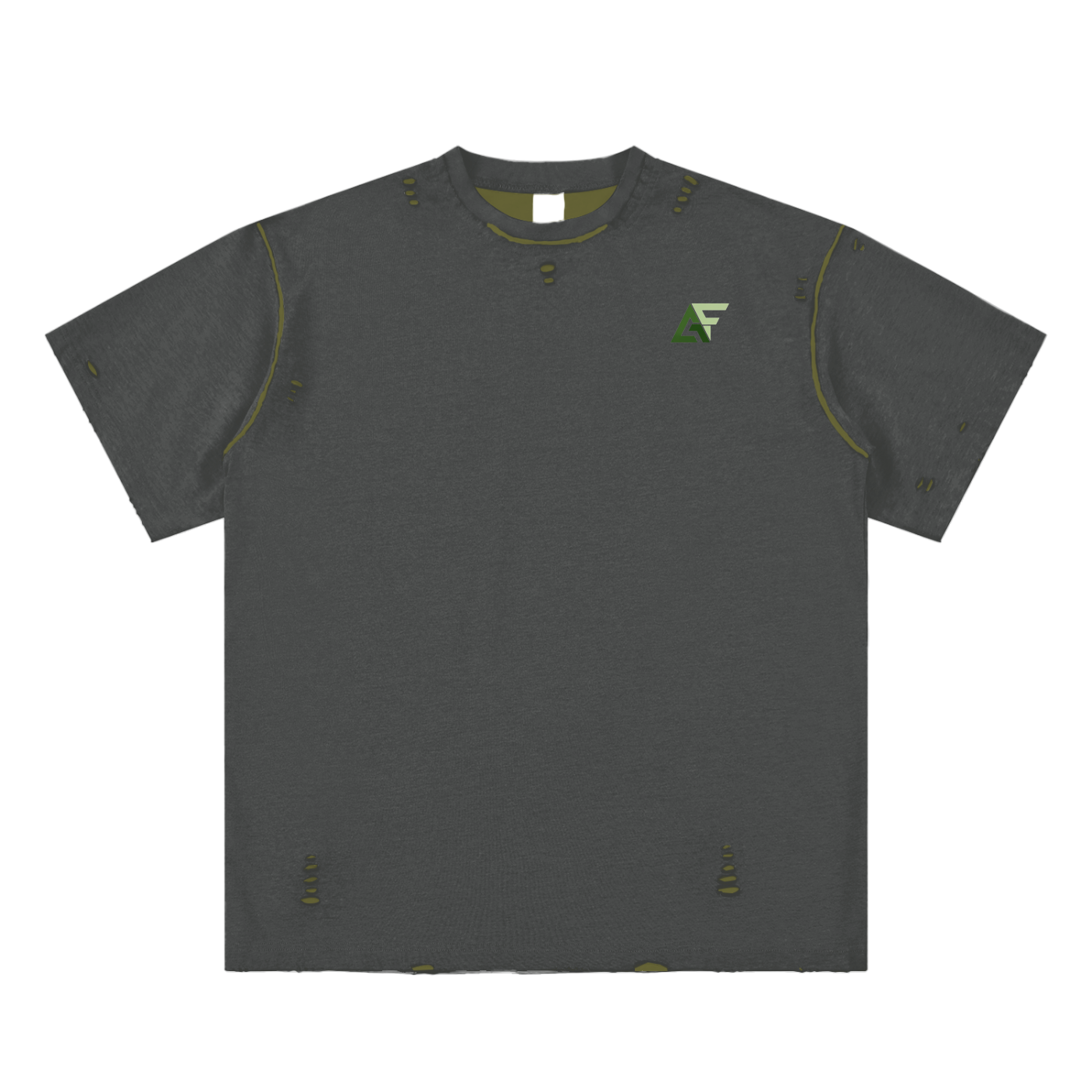 Alfaxi Hand-frayed Reversible T-shirt