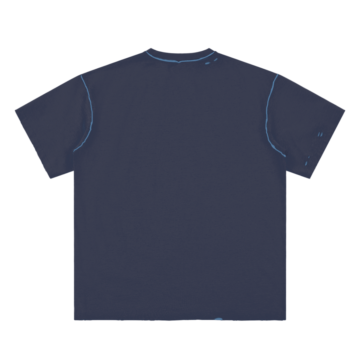 Alfaxi Hand-frayed Reversible T-shirt