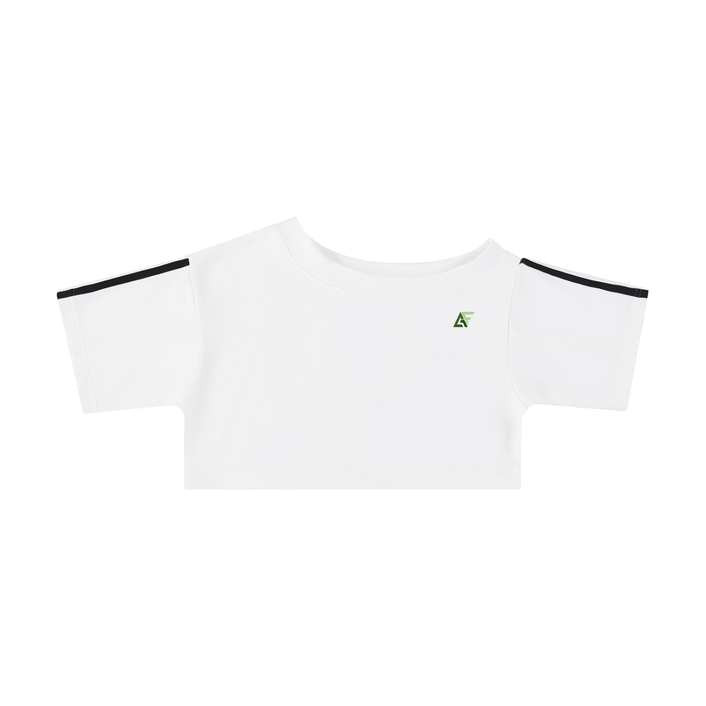 Alfaxi Women's Off-the-Shoulder Crop T-Shirt
