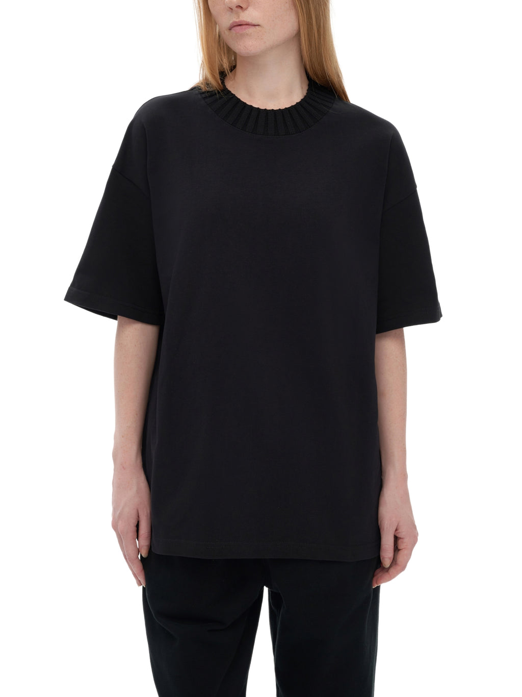 ALFAXI Heavyweight Knitted Round Neck T-Shirt