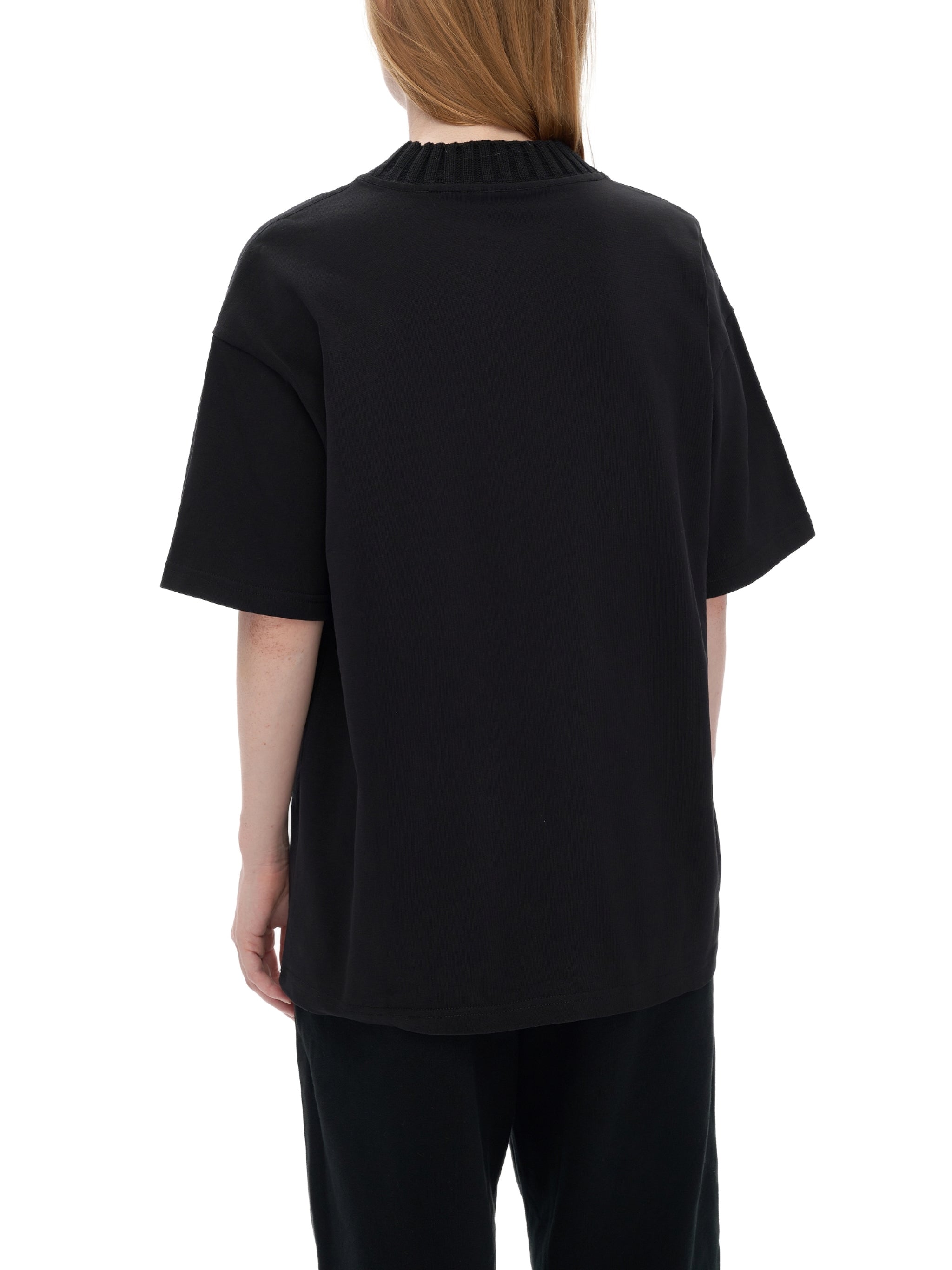 ALFAXI Heavyweight Knitted Round Neck T-Shirt