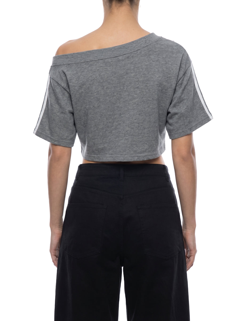 Alfaxi Women's Off-the-Shoulder Crop T-Shirt